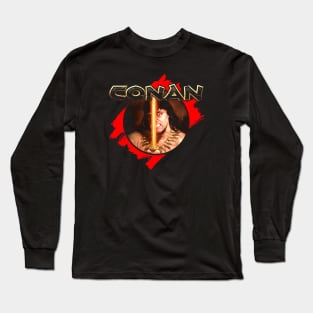 Conan Rage (Black Print) Long Sleeve T-Shirt